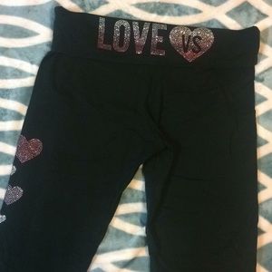 Vintage fold over yoga leggings Victoria’s Secret
